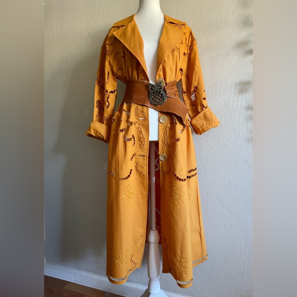 Free People embroidered trench - Picture 15 of 17